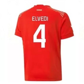 Prima Maglia Svizzera Mondiali 2022 Nico Elvedi 4